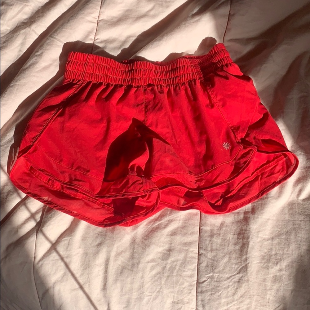 Red Athleta Shorts